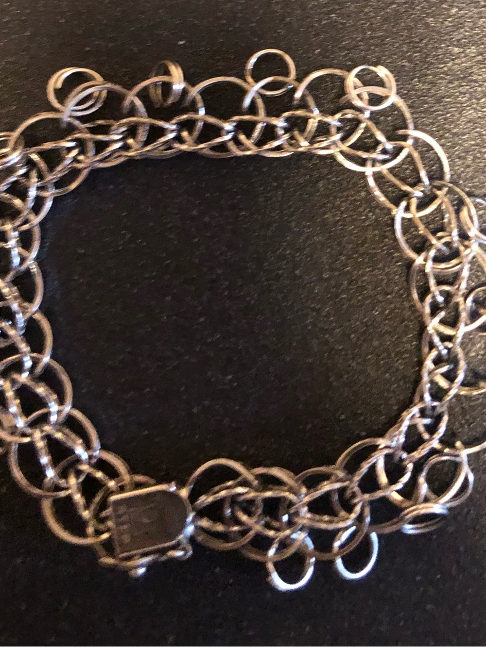 Vintage Sterling Silver Charm Bracelet